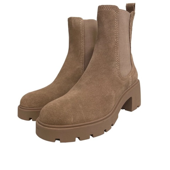 Steve Madden Shoes - NIB STEVE MADDEN Haylen Taupe Suede Booties SZ: 7.5